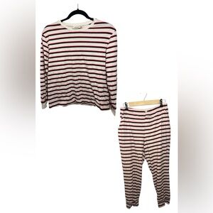 Sleepy Jones Helen Striped Pajama Lounge Set